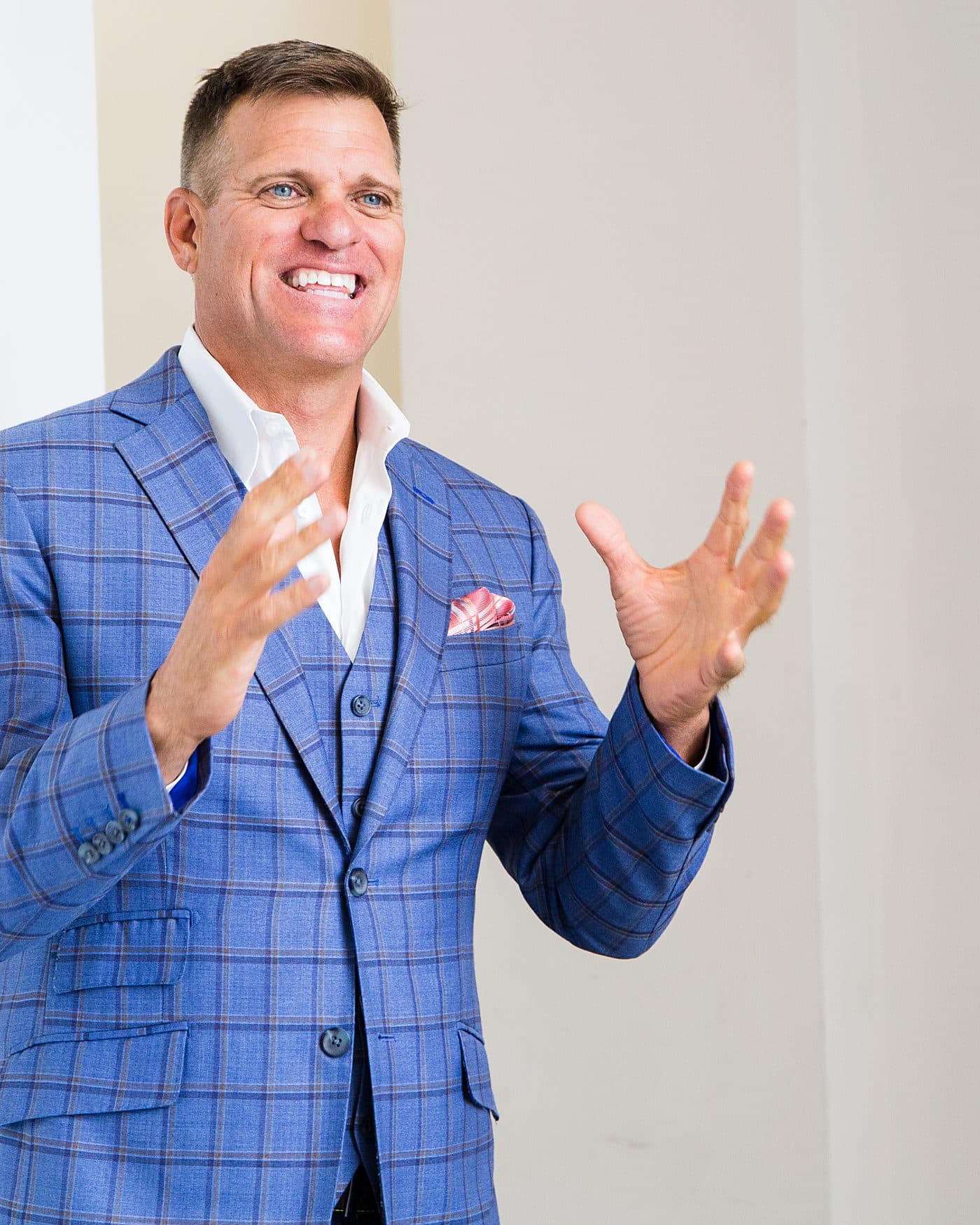 Dave VanHoose teaching with both hands in motion