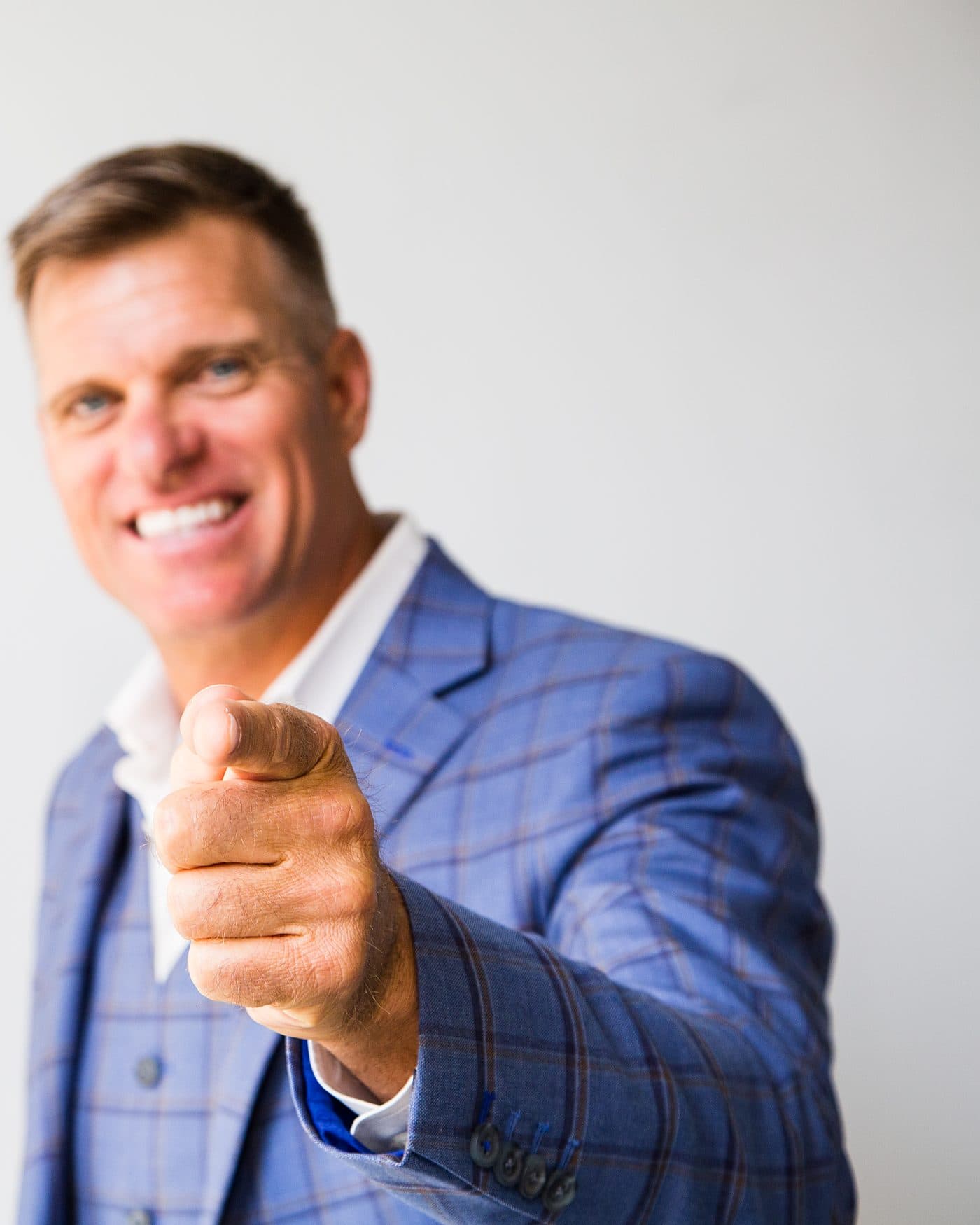 Dave VanHoose pointing straight at you, the reader